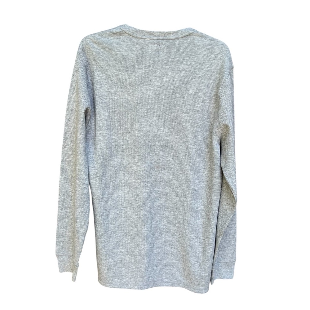 NWT Polo by Ralph Lauren Men’s Sleepwear Light Gray Long Sleeve Shirt SZ L - Picture 3 of 9